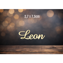 Leon 2,5cm czcionka Amaze, sklejka 3mm